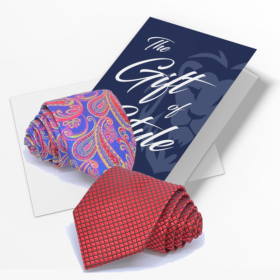 The Monthly Tie Club | Two Tie Prepaid Gift Subscription | Luxury tie subscriptions
