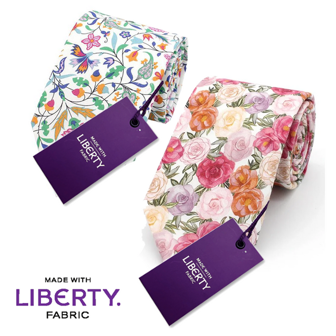 The Monthly Tie Club | Liberty Fabric Two Tie Subscription | Luxury tie subscriptions 